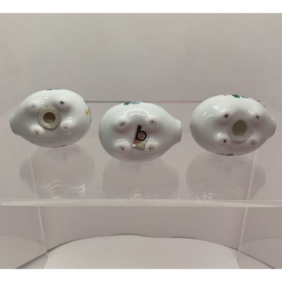 VTG Brinns of PA Salt and Pepper Shaker Set w Toothpick Holder - Picture 8 of 10